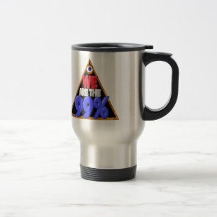 We're 99% Occupy wall street protest travel mug