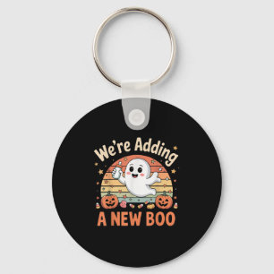 Were Adding A New Boo Ghost Halloween Pregnant Ann Keychain