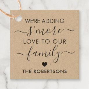 We're Adding S'more Love to Our Family Tags, Kraft Favour Tags