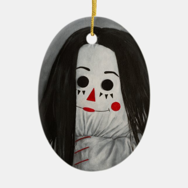 We're All Dolls Here VII Ceramic Ornament (Front)