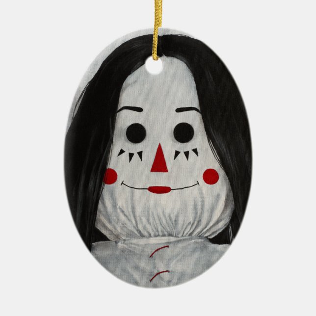 We're All Dolls Here XII Ceramic Ornament (Front)