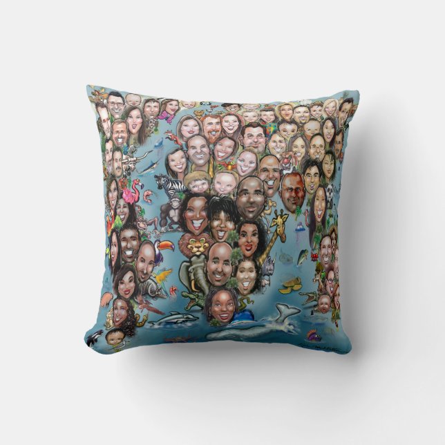 We're All In This Together Throw Pillow (Front)