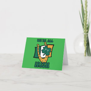 We're all Irish Thank You Card