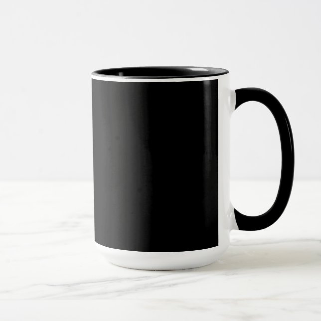 We're All Mad Here - Black Mug (Right)