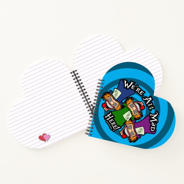 We're All Mad Here Notebook (Inside)