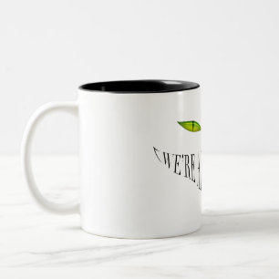 We're All Mad Here Two-Tone Coffee Mug