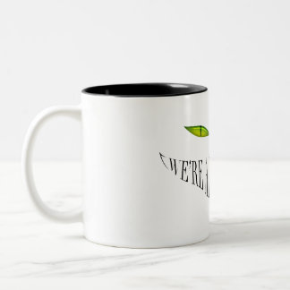 We're All Mad Here Two-Tone Coffee Mug