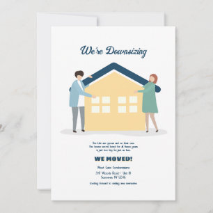 We're Downsizing Moving Announcement