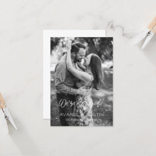 We're Engaged Engagement Announcement