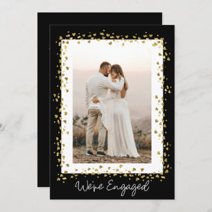 We're Engaged Personalized Photo Engagement Party Invitation