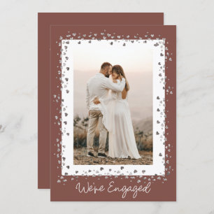 We're Engaged Personalized Photo Engagement Party Invitation