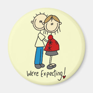 We're Expecting Baby Tshirts and gifts Magnet