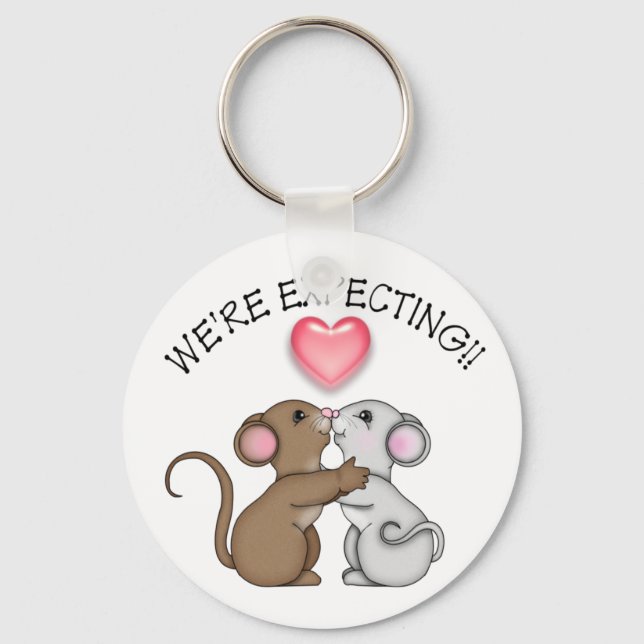 We're Expecting Keychain (Front)