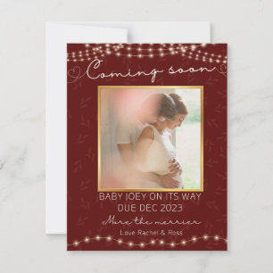We're expecting santa baby pregnancy announcement 
