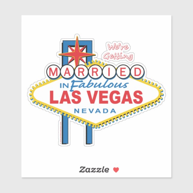 We're Getting Married in Fabulous Las Vegas Nevada (Sheet)