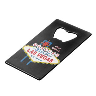 We're Getting Married in Las Vegas Credit Card Bottle Opener