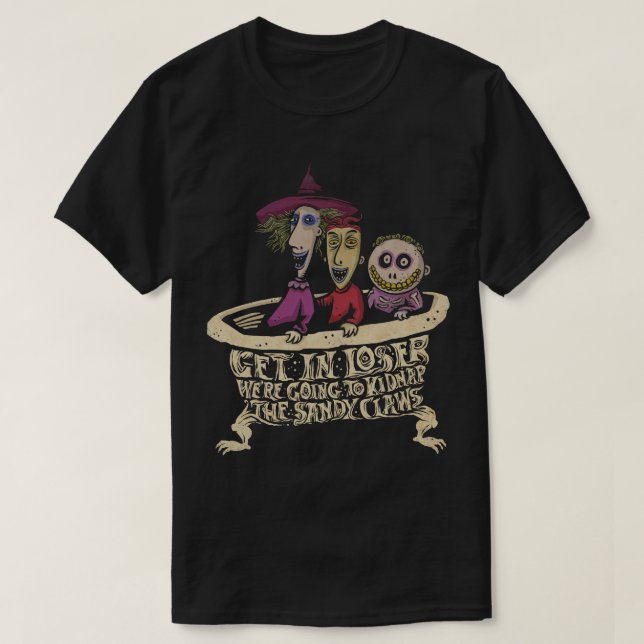 Were Going to Kidnap the Sandy Claws T-Shirt (Design Front)