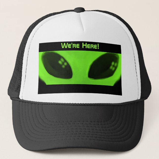 We're Here! cap w/words (Front)