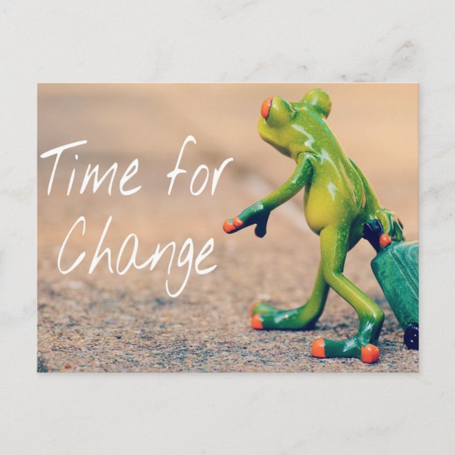 We're Moving! But not with the frog Postcard (Front)