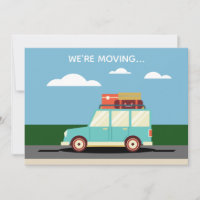 We're Moving Home Address Change Cute Custom