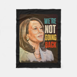 We're Not Going Back Fleece Blanket