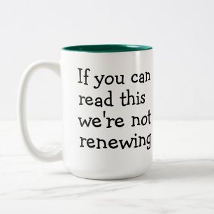 We're Not Renewing Cybersecurity Mug