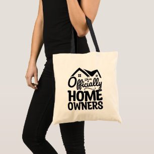 We're Officially Homeowners Cool Family House meme Tote Bag