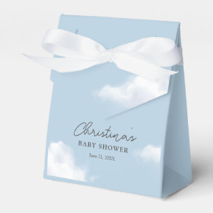 We're on Cloud 9 Blue Boy Baby Shower Favor Box