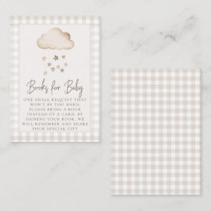 We're on Cloud 9 Gender Neutral Books for Baby  Enclosure Card