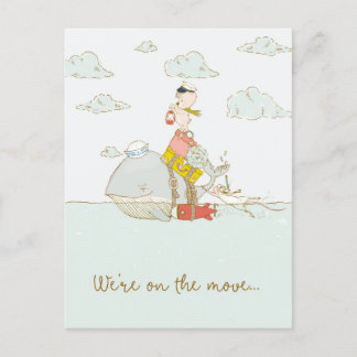We're On The Move Postcard