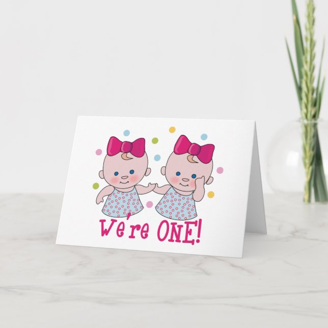 We're One Girls Card (Front)