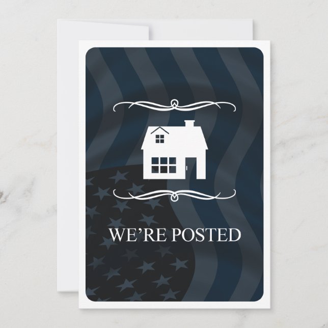 we're posted announcement (Front)