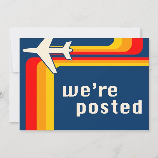 we're posted announcement (Front)
