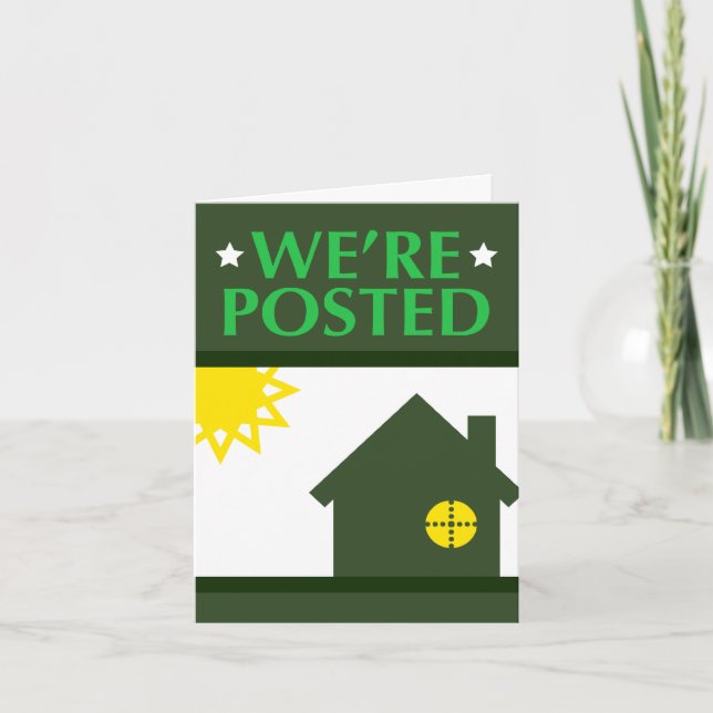 we're posted announcement : pop home (Front)