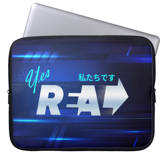 We're Real | Laptop Sleeve Bag 15" (Front)