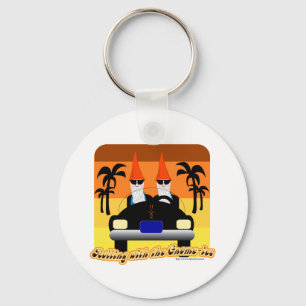 Were Rolling with the Gnom-ies Keychain