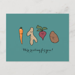 "We're Rooting for You!" Postcard