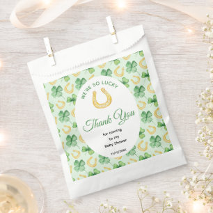We're So Lucky Horseshoe St Patrick's Baby Shower Favour Bag