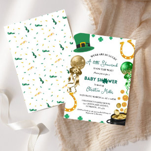 Were so Lucky St patrick's day Baby Shower  Invitation