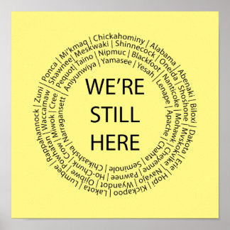 We're Still Here/Black Posters