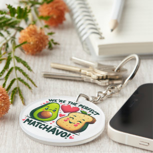 Were the Perfect Matchavo Adorable Couples Keychain