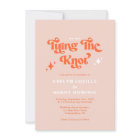 We're Tying The Knot Retro Modern Wedding 