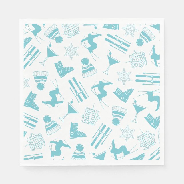 We're Up to Snow Good Bachelorette Napkin (Front)