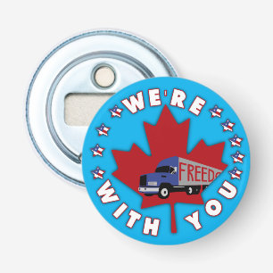 WE'RE WITH YOU BOTTLE OPENER