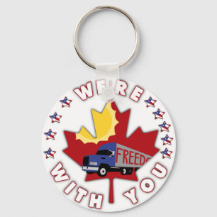 WE'RE WITH YOU KEYCHAIN