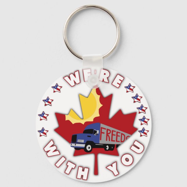 WE'RE WITH YOU KEYCHAIN (Front)