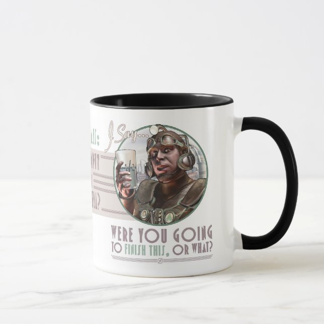 Were you going to finish this, or what? Mug (Right)