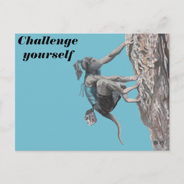 Wererat Girl Free Escalade Imaginaire Art Carte po (Devant)
