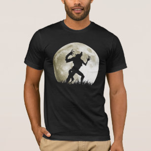 Werewolf at the Full Moon - Cool Halloween T-Shirt