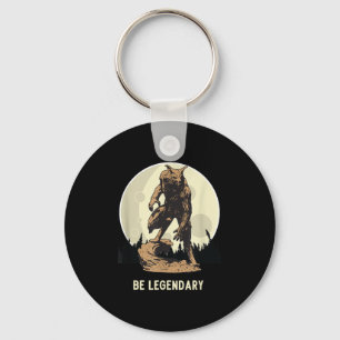 Werewolf Be Legendary Motivational Insrational Keychain